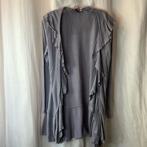 Inside out ruffled Summer Sweater